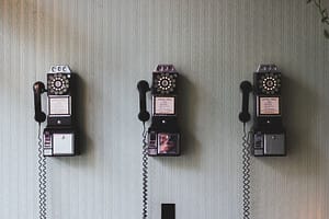 Telephones on Wall